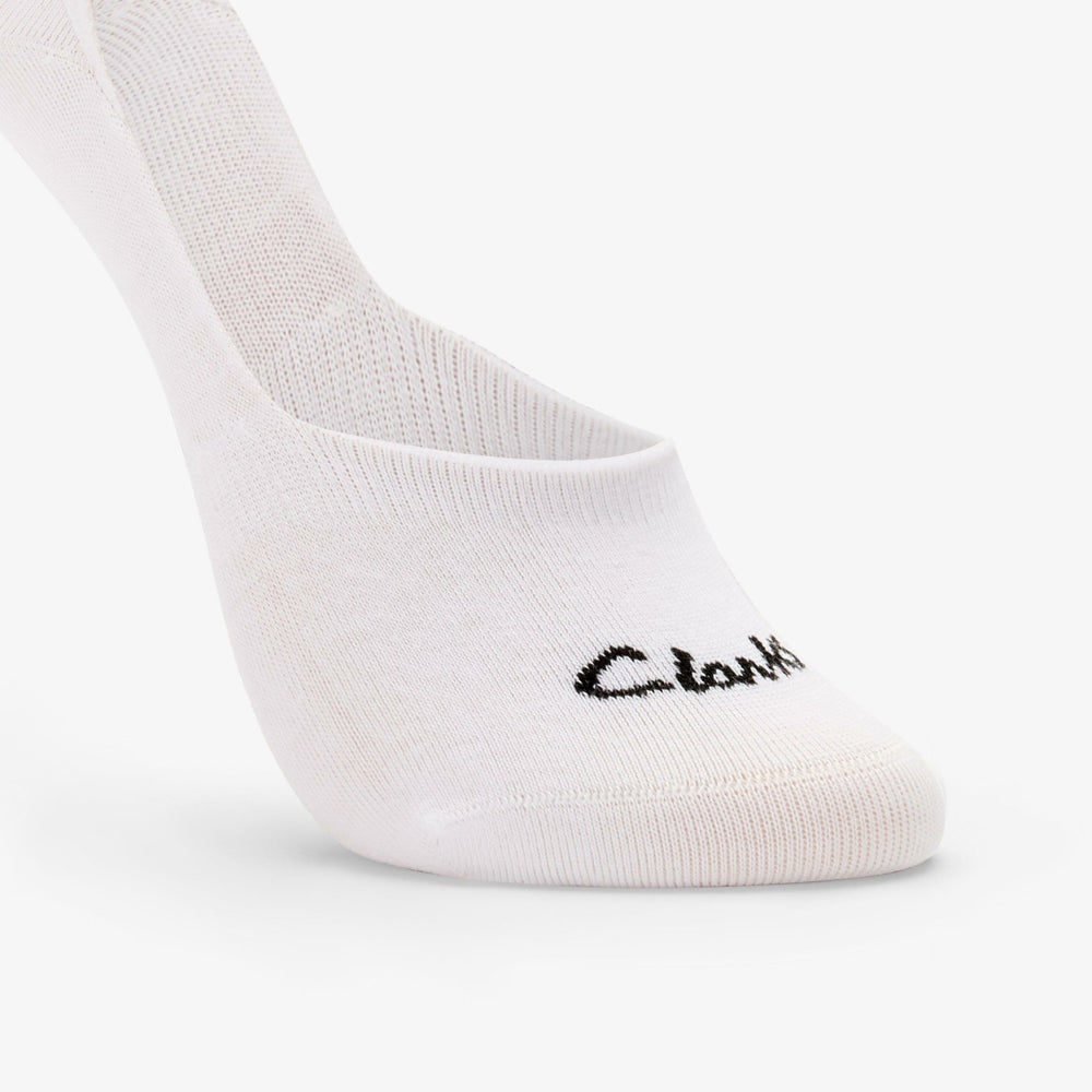 Sock Liners 3 Pack Size 2-8 White | Clarks on Sale - Women