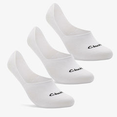 Sock Liners 3 Pack Size 6-11 White | Clarks discount - Men